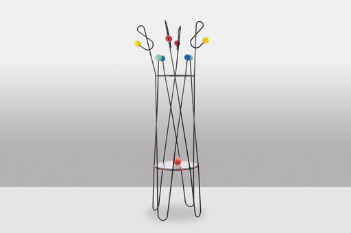 Roger Feraud. Clef de sol" coat rack. 1950s/60s