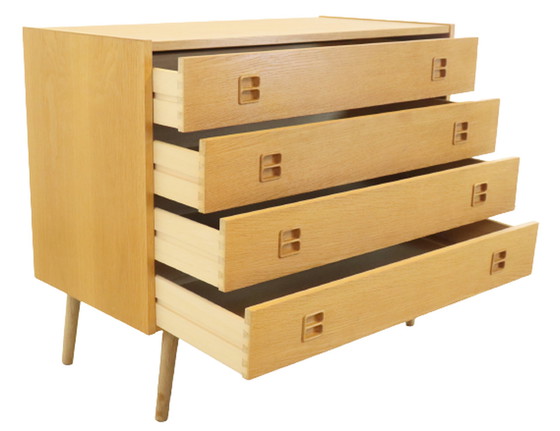 Image 1 of Cassettiera bionda design danese 'Manhagen' vintage