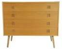 Commode blonde design danois 'Manhagen' vintage