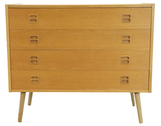 Image 1 of Cassettiera bionda design danese 'Manhagen' vintage