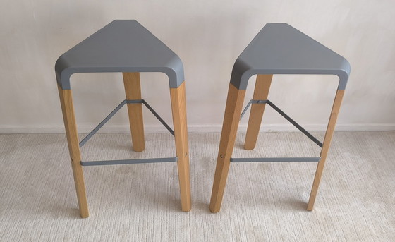 Image 1 of 2 Very Fine ''Picapau'' Design Stools Signed D'Orlandini & Radice For Infiniti