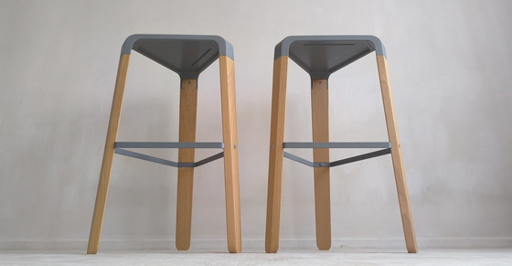 Image 1 of 2 Very Fine ''Picapau'' Design Stools Signed D'Orlandini & Radice For Infiniti