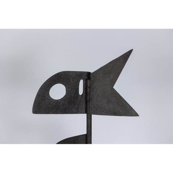 Image 1 of Vintage metal sculpture by Léo Pacha
