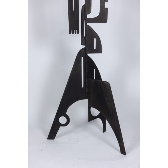 Image 1 of Vintage metal sculpture by Léo Pacha