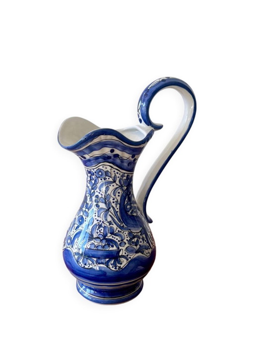 Delft-style stamped pitcher