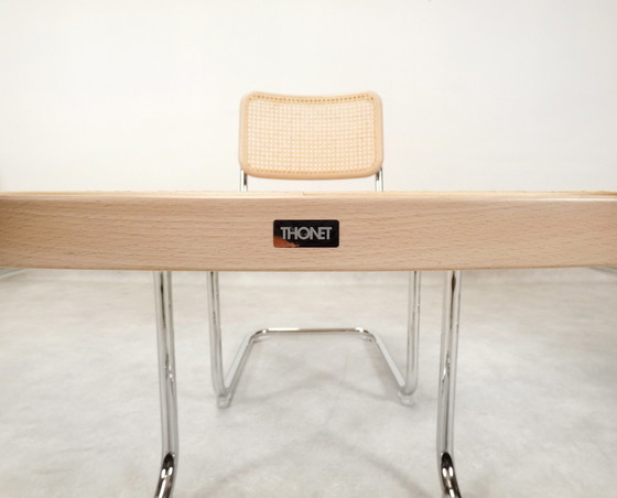 Image 1 of  Set of 4 S32 Thonet chairs by Marcel Breuer