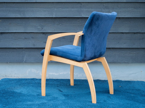 Image 1 of 3x Leolux Camarilla Chair Blue