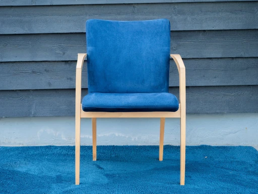 3x Leolux Camarilla Chair Blue