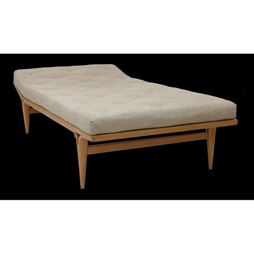 Vintage beige daybed by Bruno Mathsson for Firma Karl Mathsson, Germany 1957