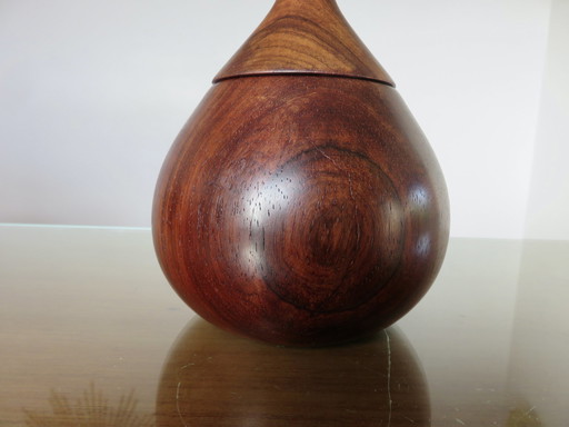 Scandinavian Rosewood Box, Free Form, 1960-1970