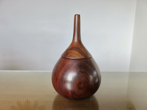 Scandinavian Rosewood Box, Free Form, 1960-1970