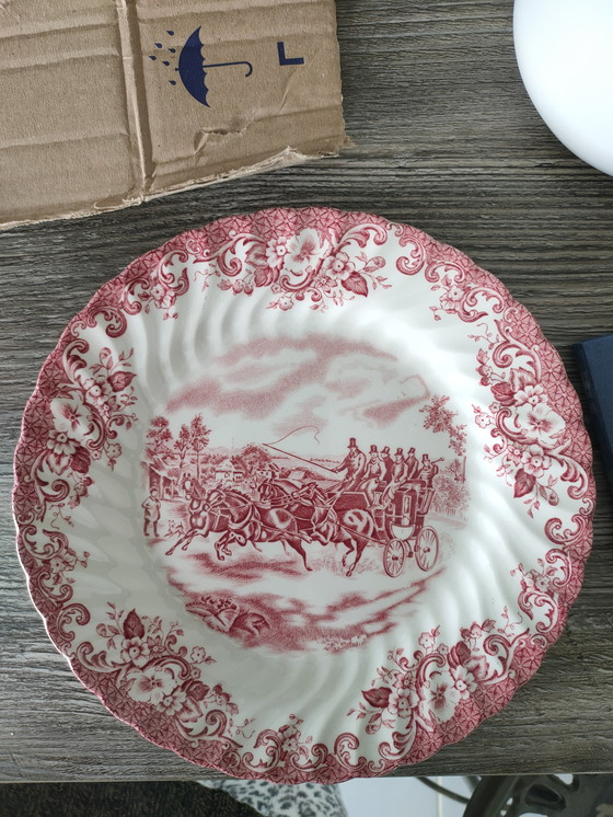 Image 1 of Johnson Bros Plates and Platter Set