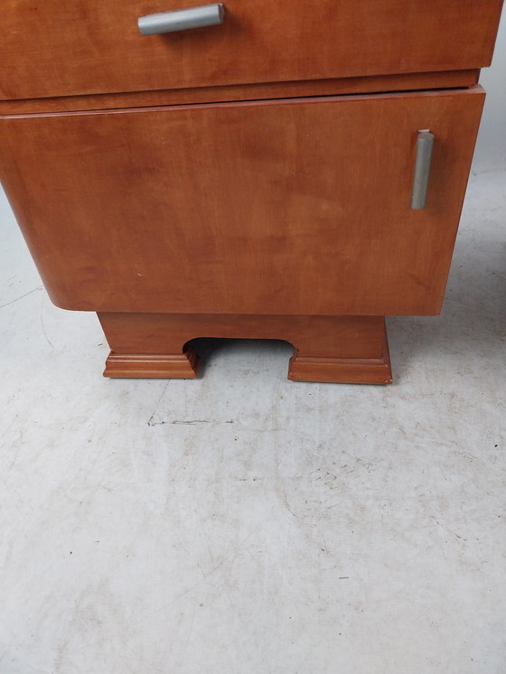 Image 1 of 1 Set Art Deco Nightstands 1930'S