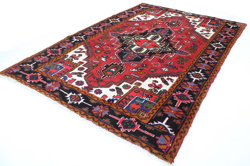 Original hand-knotted Persian carpet Heriz/Heris 308 X 210 Cm Top condition