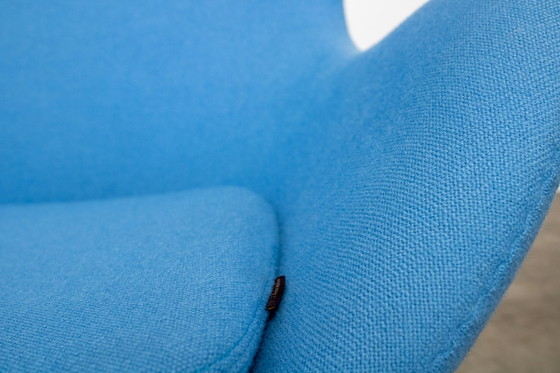 Image 1 of Fritz Hansen Egg Chair blue