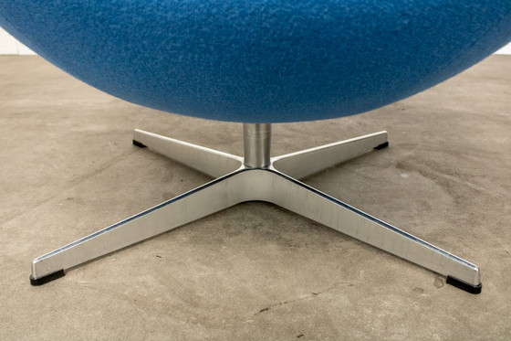 Image 1 of Fritz Hansen Egg Chair blue