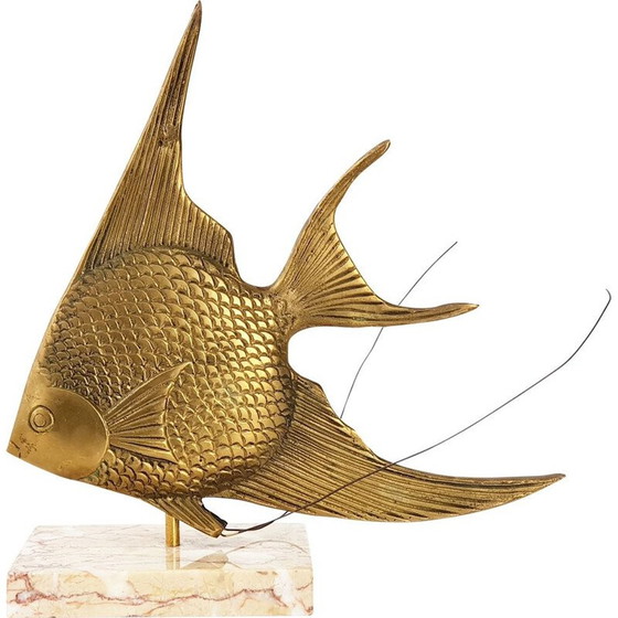 Image 1 of Vintage bronze fish, 1950