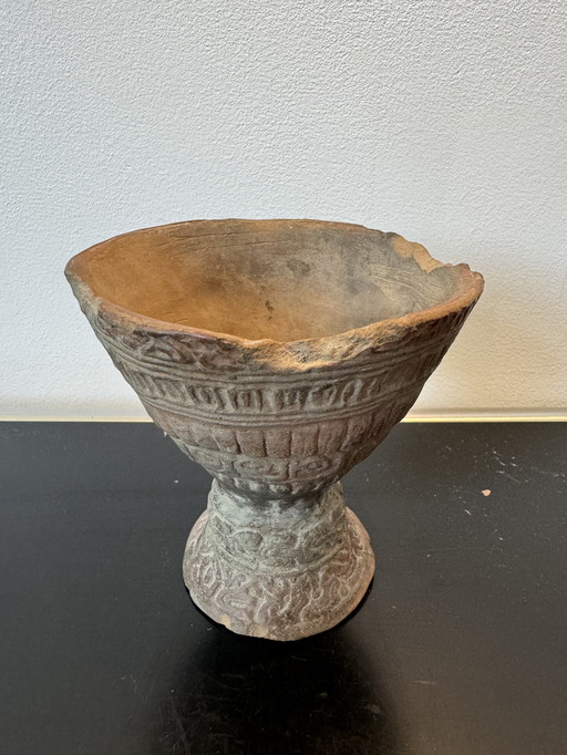 Coupe à boire poterie Asie