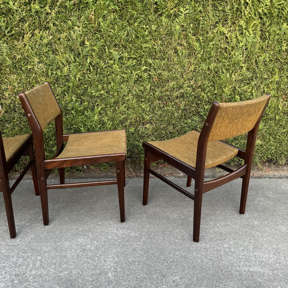 Image 1 of Set Of 4 Scandinavian Chairs