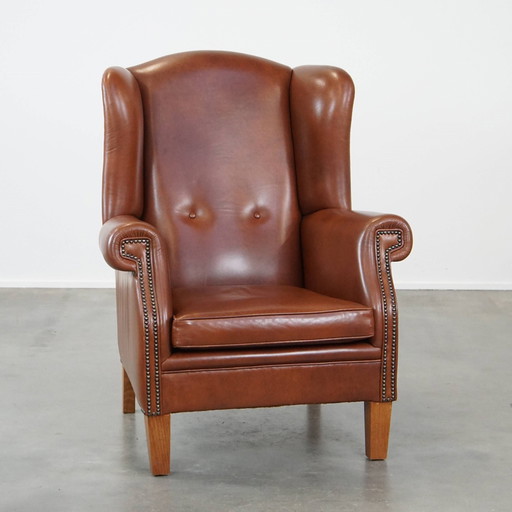 Beef Leather Ear Armchair