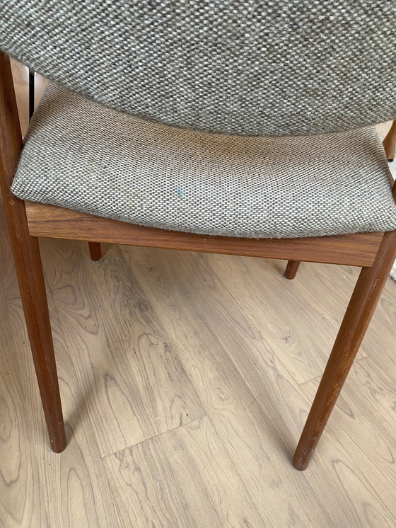 Image 1 of Kai Kristiansen Danish Teak Z Chairs Model 42