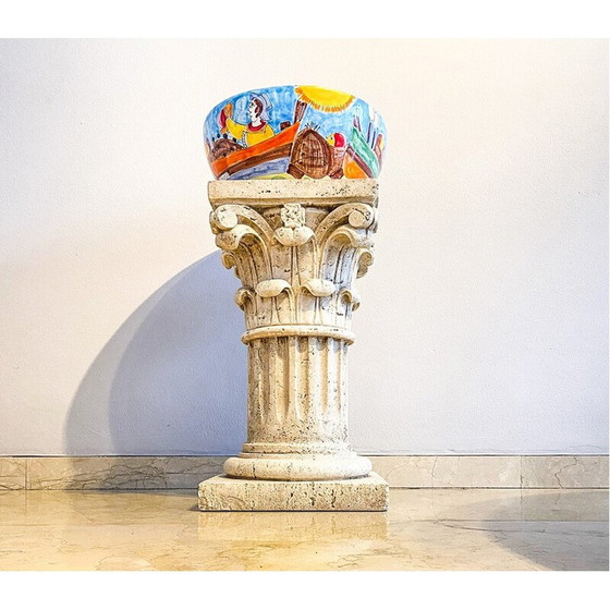 Image 1 of Vintage ceramic bowl from Pantelleria, Italy