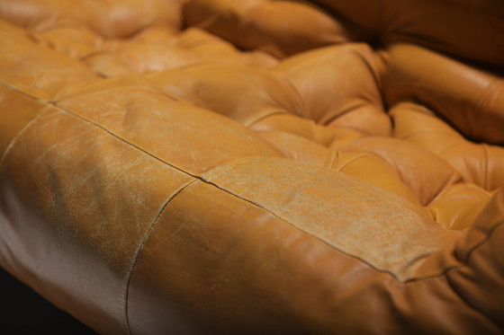 Image 1 of Stunning Mp-81 Lounge Set In Cognac Leather By Percival Lafer For Lafer S.A.