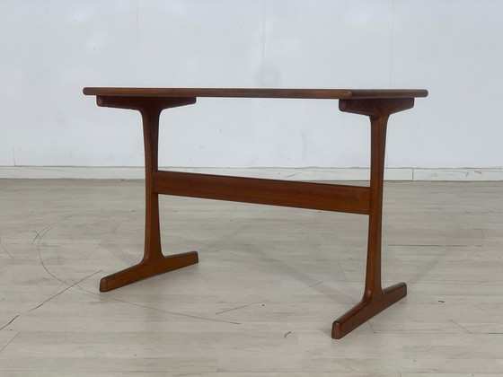 Image 1 of Danish teak coffee table side table vintage