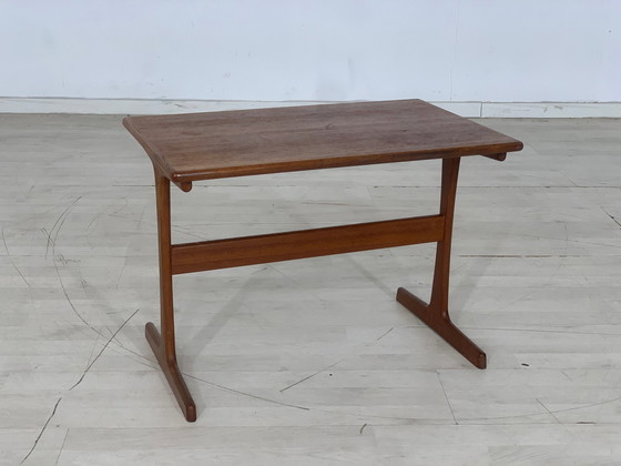 Image 1 of Danish teak coffee table side table vintage