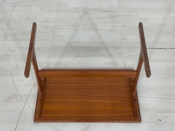 Image 1 of Danish teak coffee table side table vintage