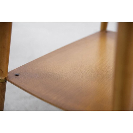 Image 1 of Vintage maple wood bar cart or serving cart by Ilse Möbel, Germany 1960