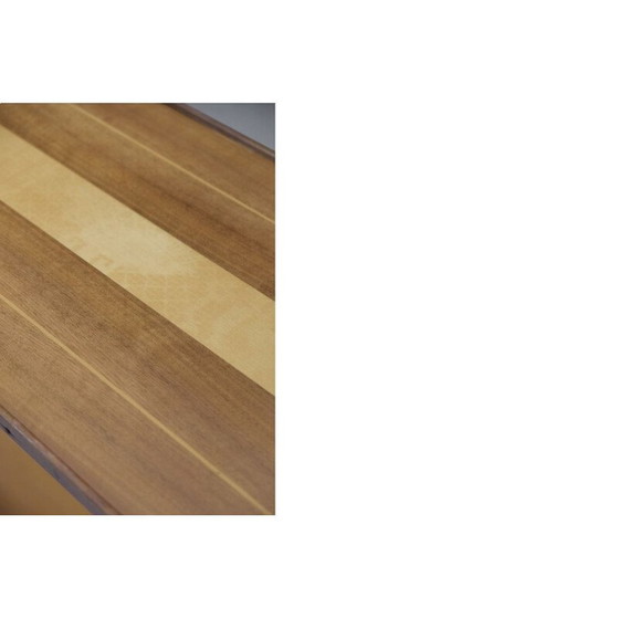 Image 1 of Vintage maple wood bar cart or serving cart by Ilse Möbel, Germany 1960