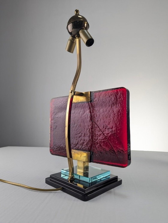 Image 1 of 2X Table Lamps By Pietro Chiesa For Fontana Arte