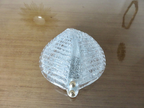 Image 1 of Barovier & Toso Murano Glass Leaf Wall Light