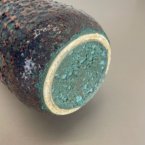 Image 1 of Vaso vintage multicolore in lava grassa di Scheurich, Germania, anni '70