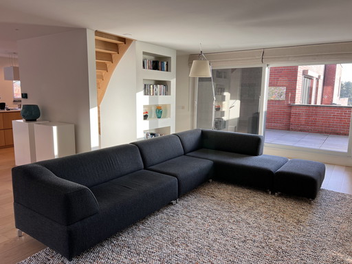 Leolux Faya Lobi Corner Sofa With Footstool