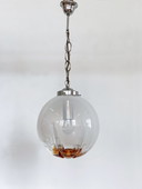 Toni Zuccheri Mazzega Italian design hanging lamp