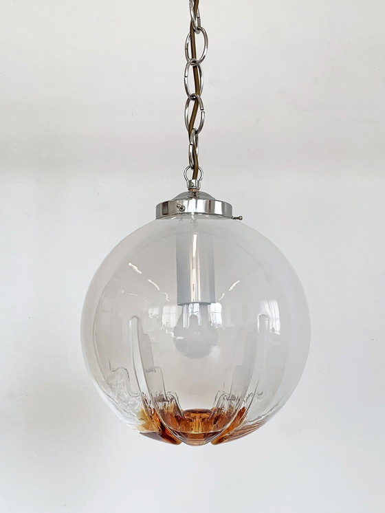 Image 1 of Toni Zuccheri Mazzega Italian design hanging lamp