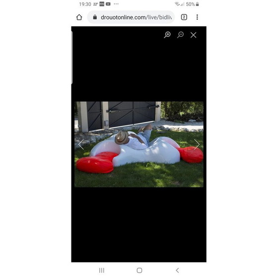 Image 1 of Large vintage armchair Abe Roger for Edra 1995s