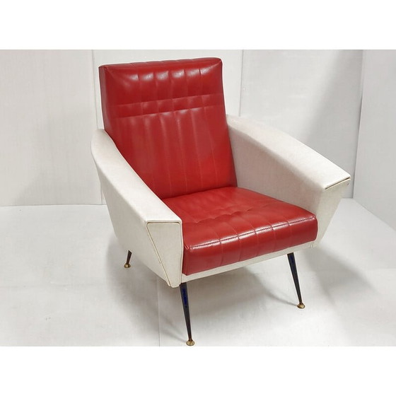 Image 1 of Vintage rockabilly armchair, 1950