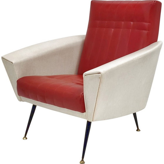 Image 1 of Vintage rockabilly armchair, 1950
