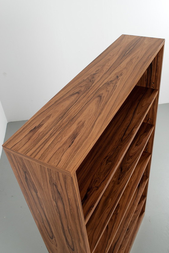 Image 1 of Tall bookcase with strikingly beautiful veneer