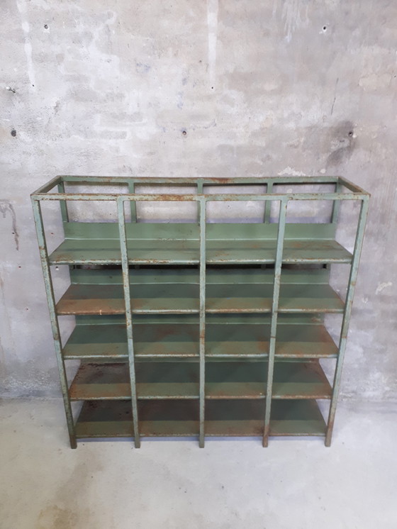 Image 1 of Mobiletto industriale vintage, libreria, scaffalatura