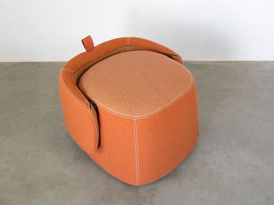 Image 1 of Haworth armchair cum ottoman Chick openest design Patricia Urquiola