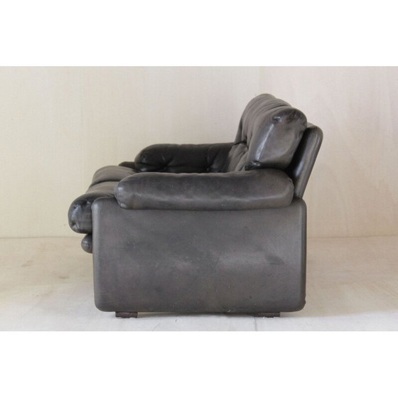 Image 1 of Vintage leather sofa, model "Coronado", by Afra and Tobia Scarpa for B.B, Italy 1960