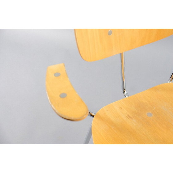 Image 1 of Vintage SE68 armchair in beech by Egon Eiermann for Wilde Spieth, Germany 1959
