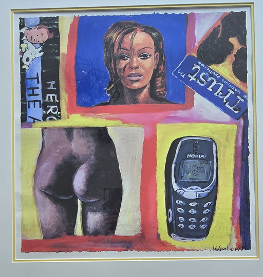 Peter Klashorst - Nokia - Framed