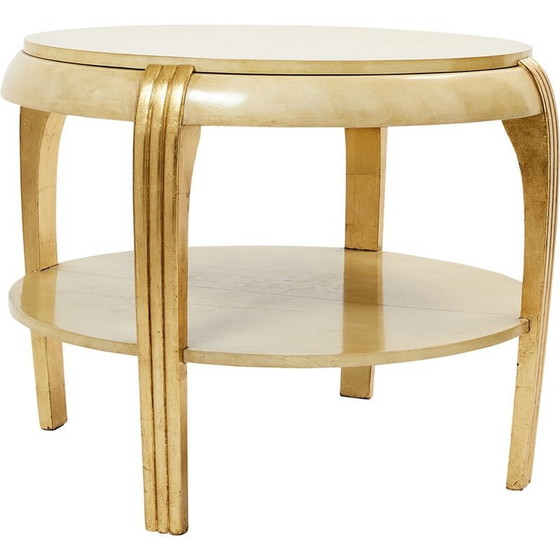 Image 1 of Vintage parchment side table, 1930