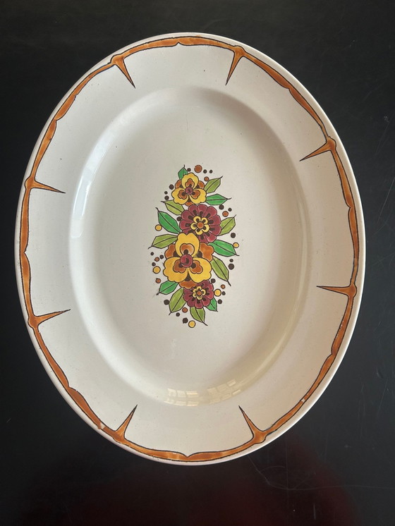 Image 1 of Juego de platos Art Déco Boch Fréres La Louviére 