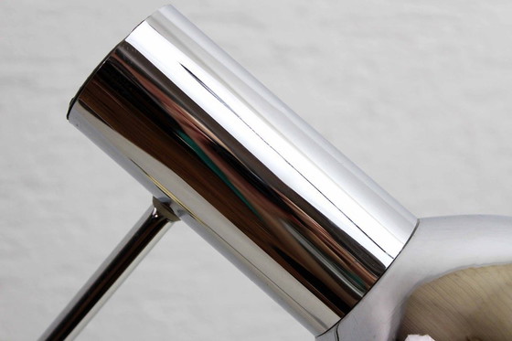 Image 1 of  Fischer Leuchten Articulated Desk Lamp In Chrome Metal, 1970